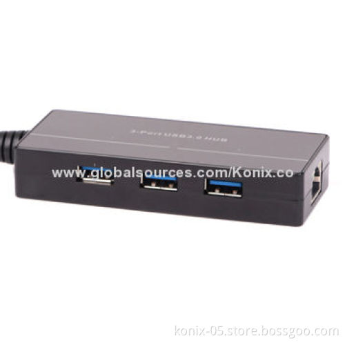 Special Offer USB 3 Port with One Ethernet Adapter, High QualityNew